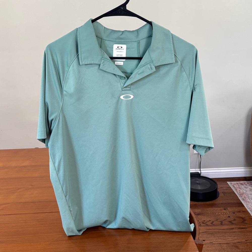 Oakley Sky Green Polo Shirt - Picture 3 of 5
